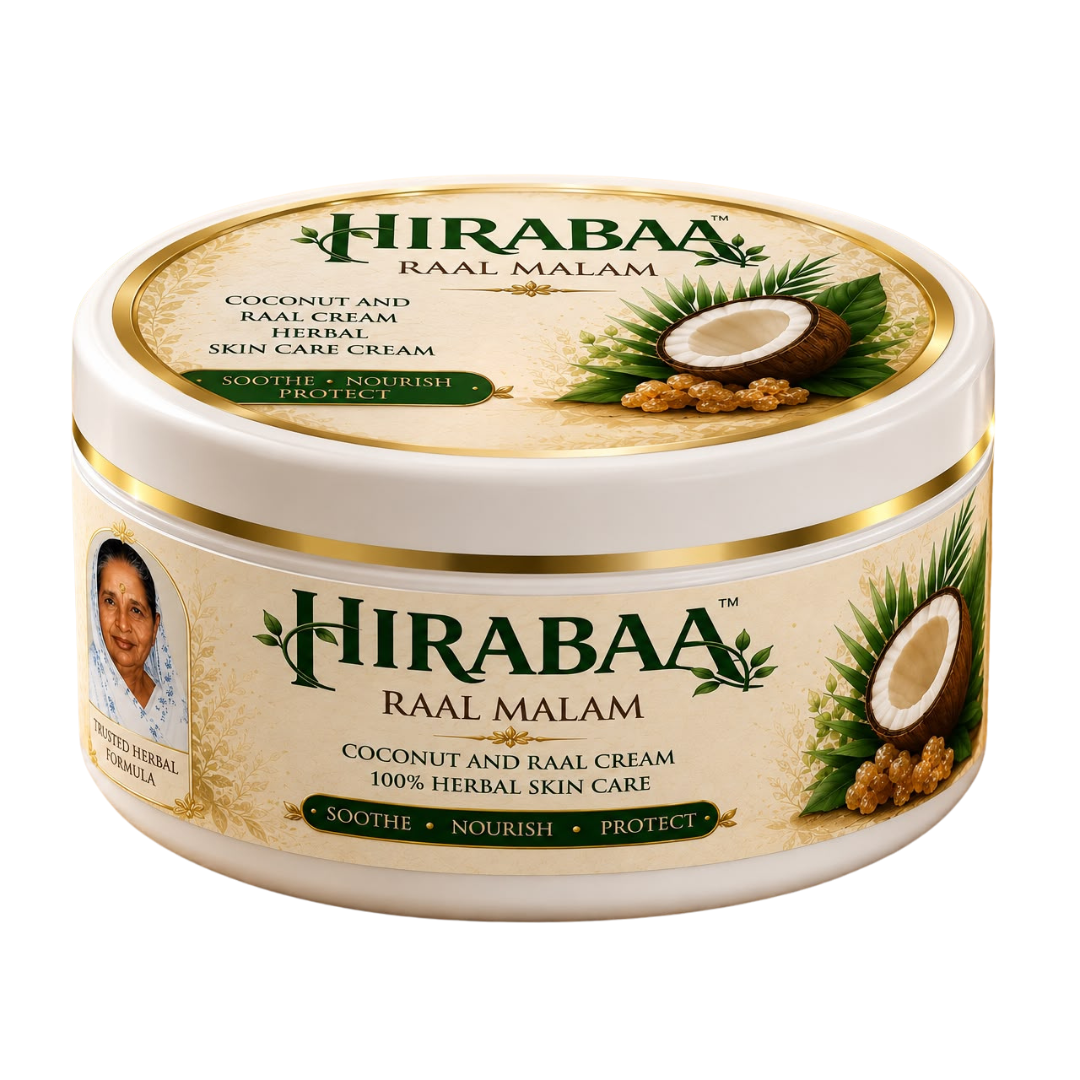 Hirabaa Raal Malam | Coconut & Raal Herbal Skin Care Cream | 200g